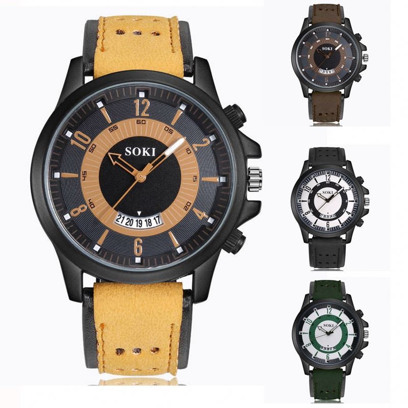 WJ-6931 New Arrival Quartz Calendar Fashion Sport Hand Watch Man