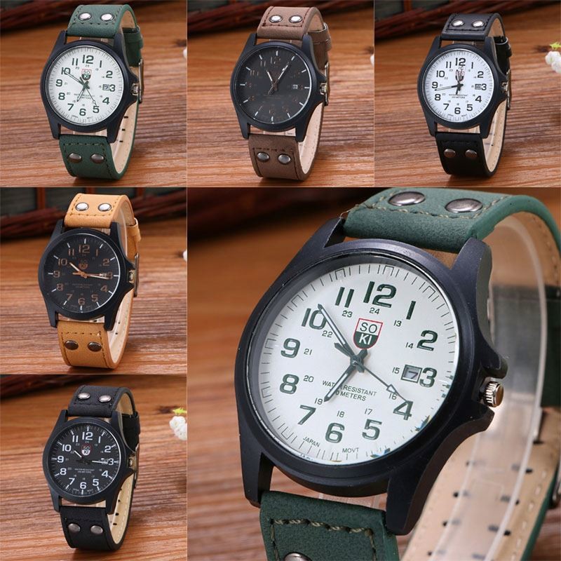 WJ-6931 New Arrival Quartz Calendar Fashion Sport Hand Watch Man