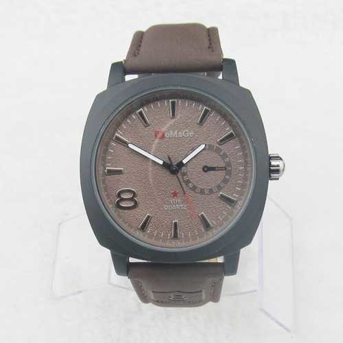 WJ-3397 Womage genuine leather attractive hot sale vogue popular men leather watch