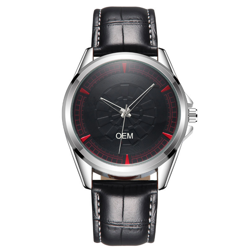 WJ-8105 Factory Latest Design Men Watches Small OEM Handwatches For Gentleman Business Waterproof Leather Quartz Wrist Watches