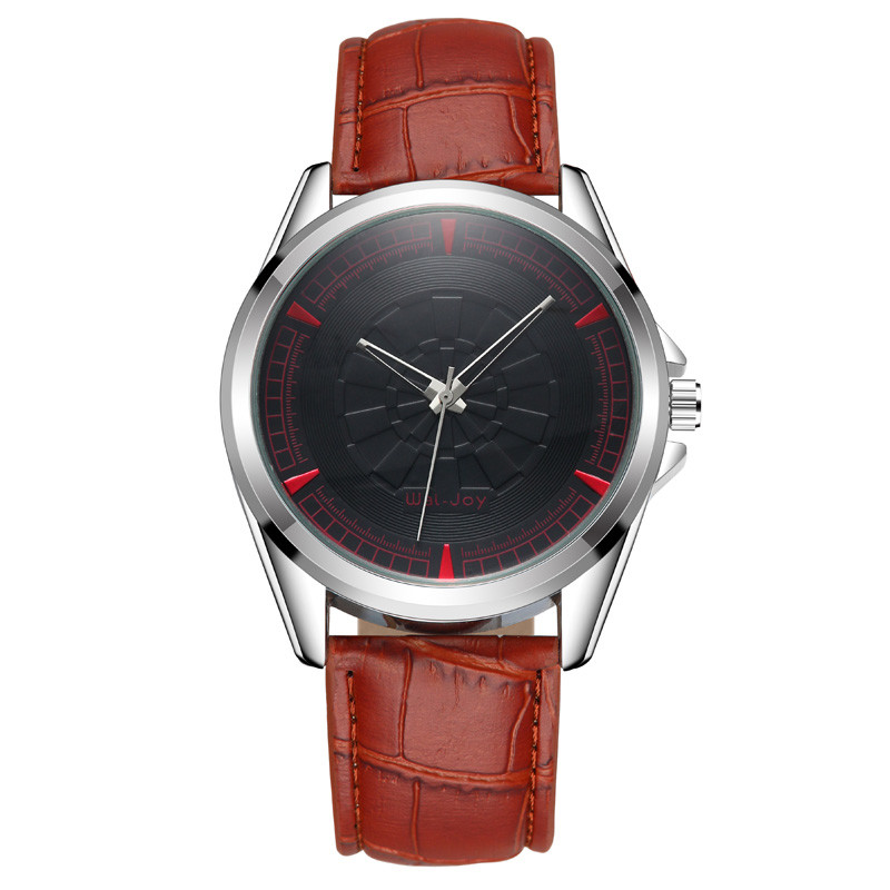 WJ-8105 Factory Latest Design Men Watches Small OEM Handwatches For Gentleman Business Waterproof Leather Quartz Wrist Watches