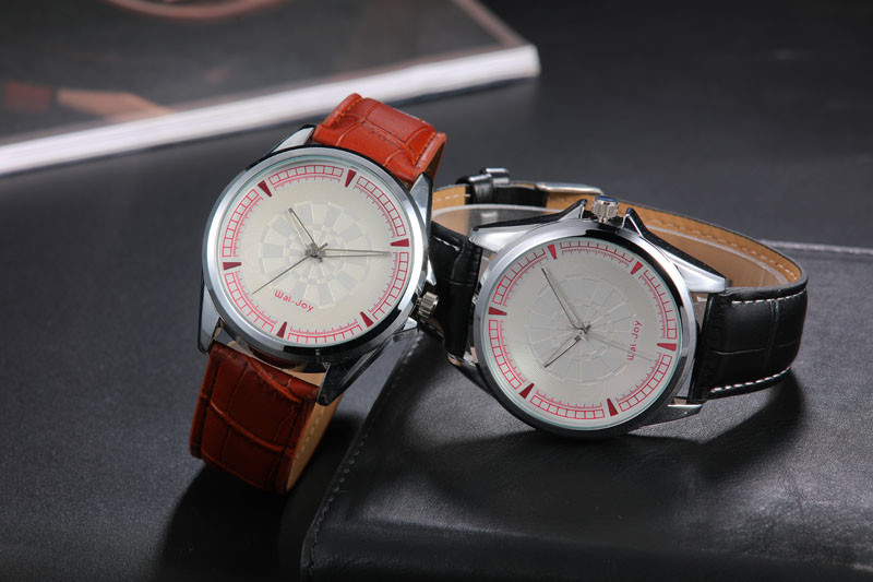 WJ-8105 Factory Latest Design Men Watches Small OEM Handwatches For Gentleman Business Waterproof Leather Quartz Wrist Watches