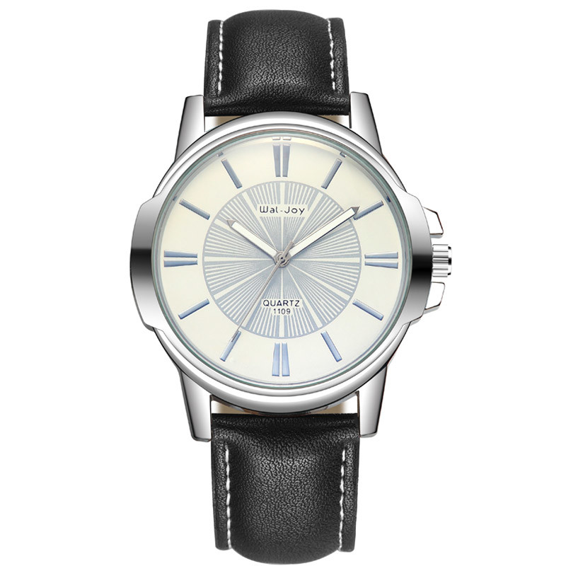 WJ-8103 Factory Latest Design Men Watches Small OEM Handwatches For Gentleman Business Waterproof Leather Quartz Wrist Watches