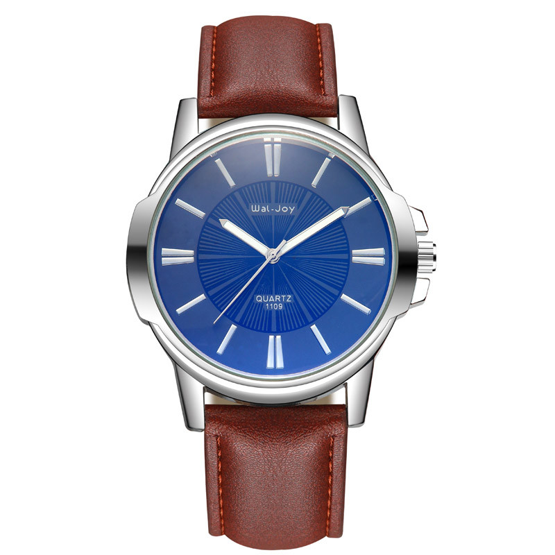 WJ-8103 Factory Latest Design Men Watches Small OEM Handwatches For Gentleman Business Waterproof Leather Quartz Wrist Watches