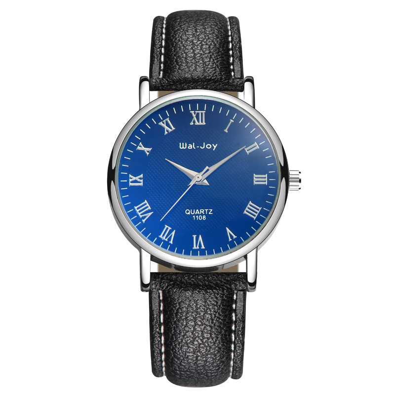 WJ-8101 Yiwu Factory Change the Logo Men Watch Wholesale Low MOQ OEM Wristwatch High Quality Leather Watch For Men