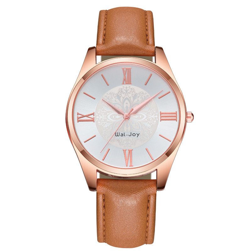 WJ-8104 Starry Sky Dial Design Vogue Gentlemen Wrist Watch Leather Strap Water Resistant Men LOW MOQ OEM Watches