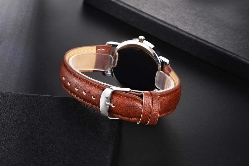 WJ-8102 Hot Sale Charming High Quality OEM Watch High Quality Leather Band LOW Quantity Custom Watch For Male