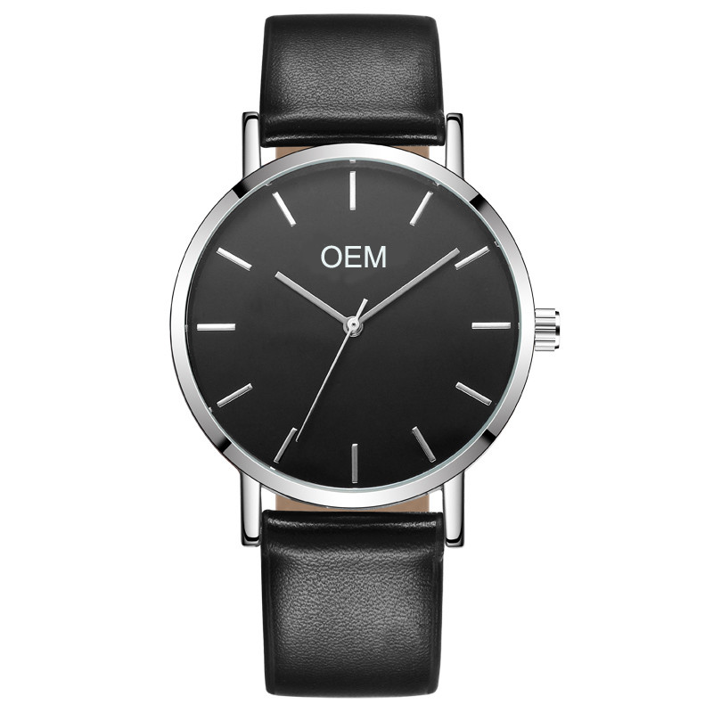 WJ-6494 Trendy Quartz Movement High Quality Men Leather Watch Wal-Joy Brand Fancy Blue And White Dial Male Wrist Watch