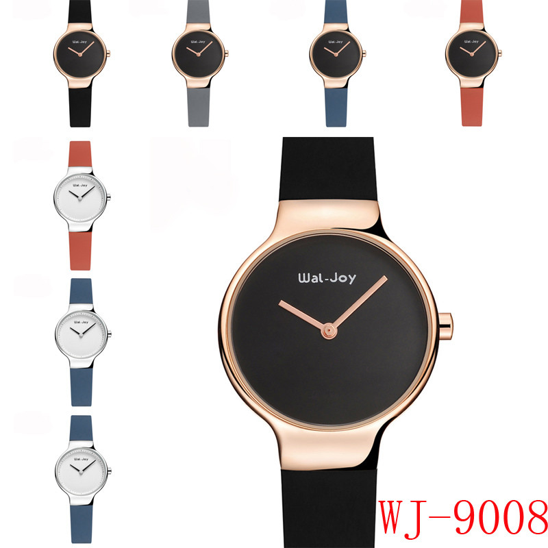 WJ9008 Wal-Joy Brand Fancy Interchangeable Minimalist Wrist Watch Women Branded Silicone Women Watch