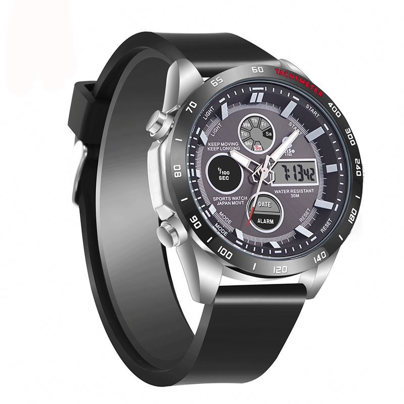 WJ-6912 Jeiso Brand Japanese Quartz And Digital Movement Man Watches