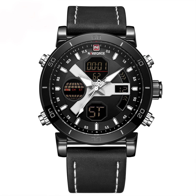 WJ-7602 Leisure and Fashion Classic European and American Men's Wrist-watch Waterproof Calendar Large Dial Sport Watch