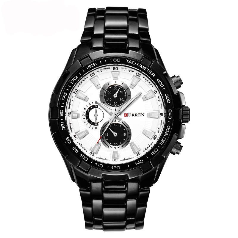 SW-1233 men water resistant Curren stainless steel hand watch