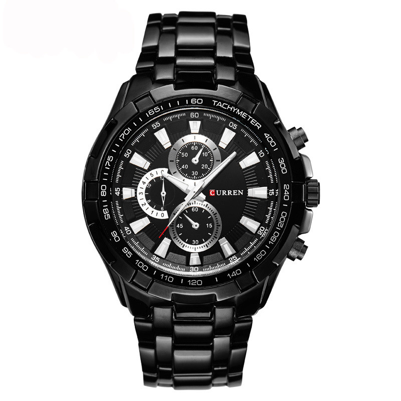 SW-1233 men water resistant Curren stainless steel hand watch