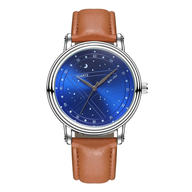 WJ-8109 Fashion Leather Wristwatch Waterproof Simple Popular Male watch Can Accept Small MOQ OEM Watch