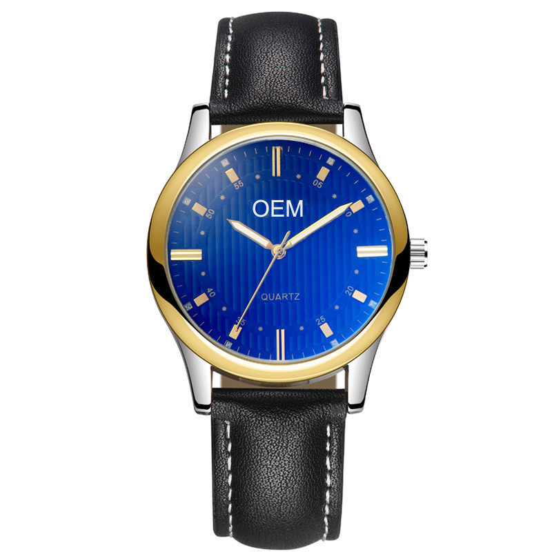 WJ-8107 New Design Factory Business Men Watches Waterproof Small OEM Handwathces Quartz Leather Wrist Watches